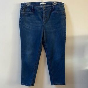 J. Jill Smooth Fit Slim Ankle Denim Jeans size 16
